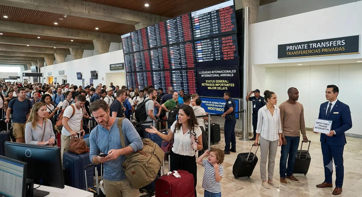 Private airport transfer in Cancún for international travelers Private airport transfer in Cancún for international travelers
