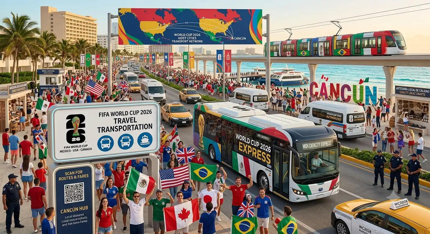 Private airport transfer in Cancun With Ekab Shuttles World Cup 2026 Travel Transfers
