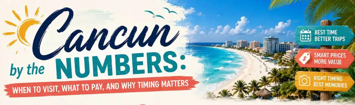 Cancún con Números: Cuándo Visitar, Cuánto Pagar y Por Qué el Momento Importa