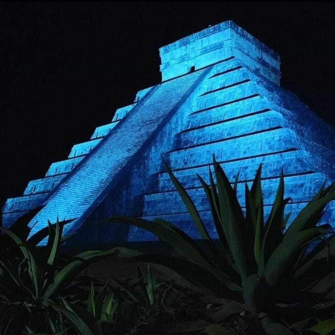 Chichen Itza At Night St