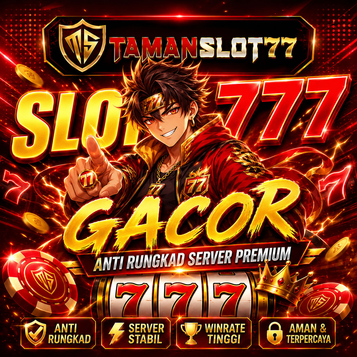 TAMANSLOT77: Reinkarnasi Era Baru Slot 777 Gacor Anti Rungkad Server Premium