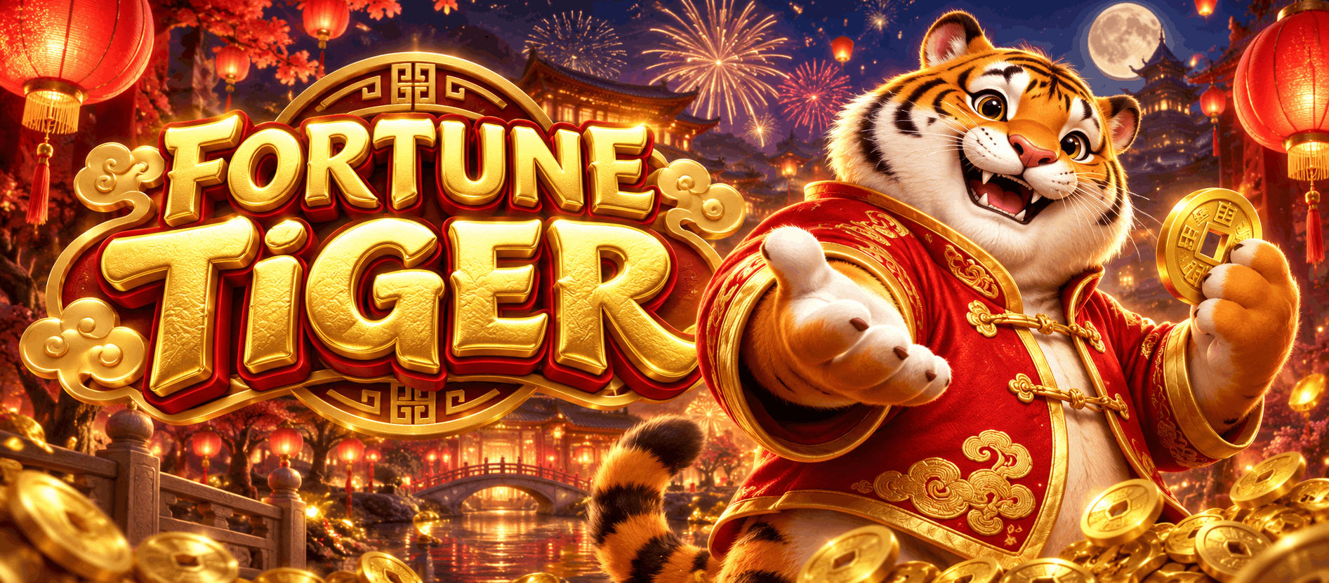 Banner Fortune Tiger