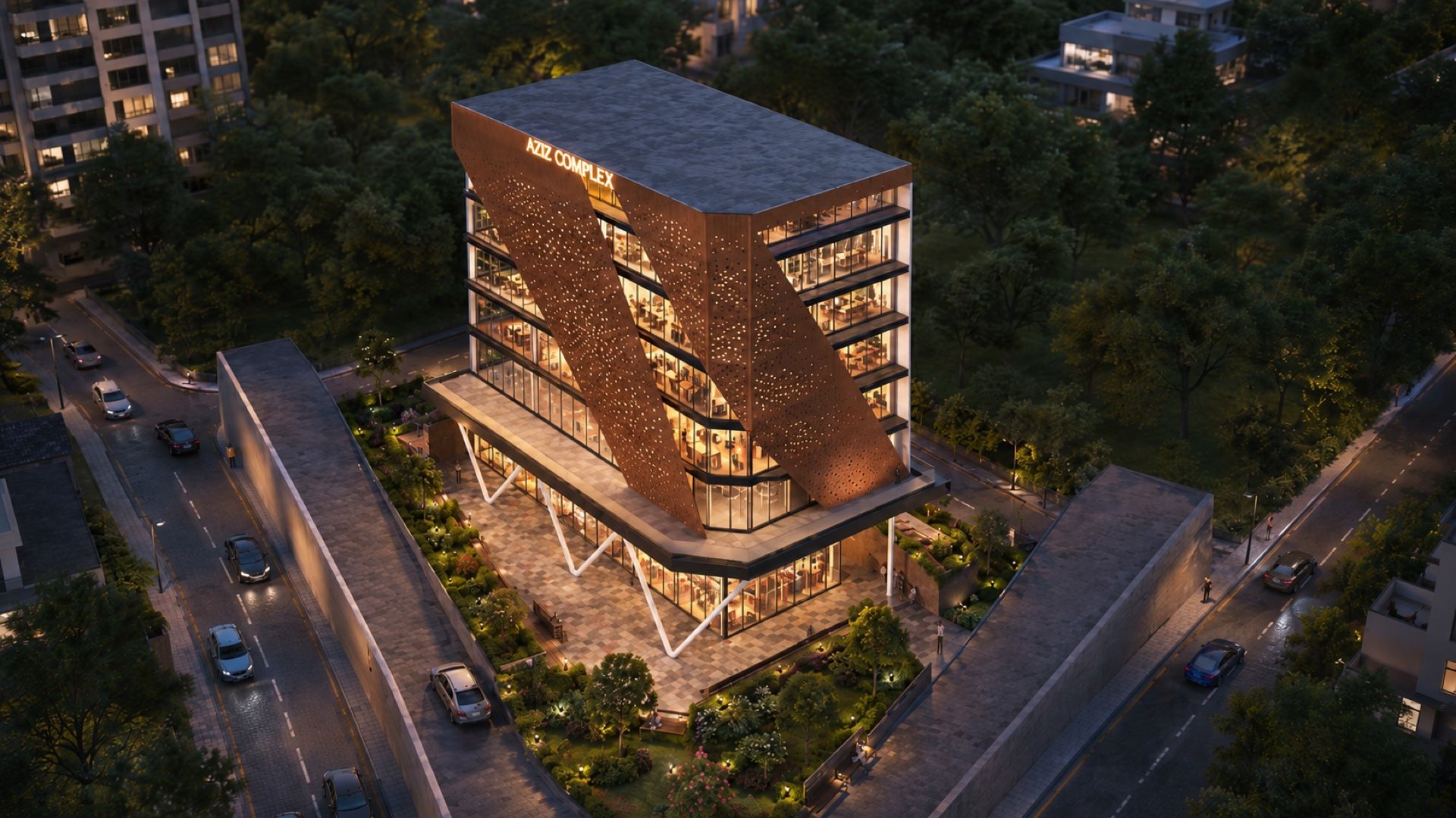 Aziz Complex Detail