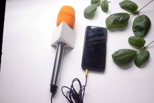 Journalist microphone for mobile