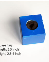 Microphone Flag Square (Blue)