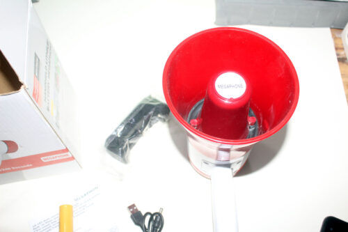 Handheld lithium battery megaphone