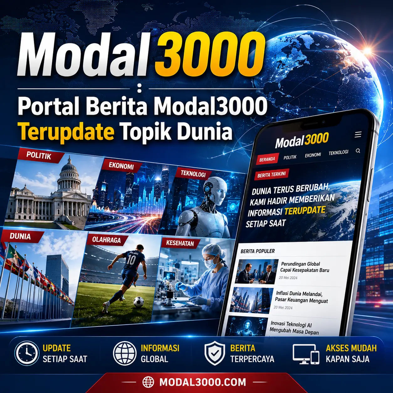 Modal3000 : Portal Berita Modal3000 Terupdate Topik Dunia