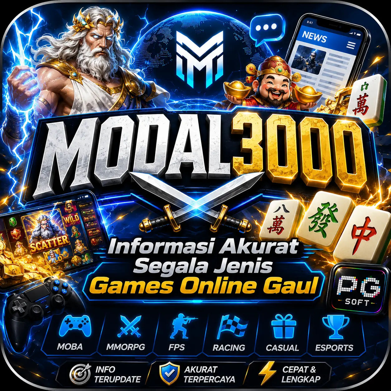 MODAL3000 ⚔️ Informasi Akurat Segala Jenis Games Online Infowiky