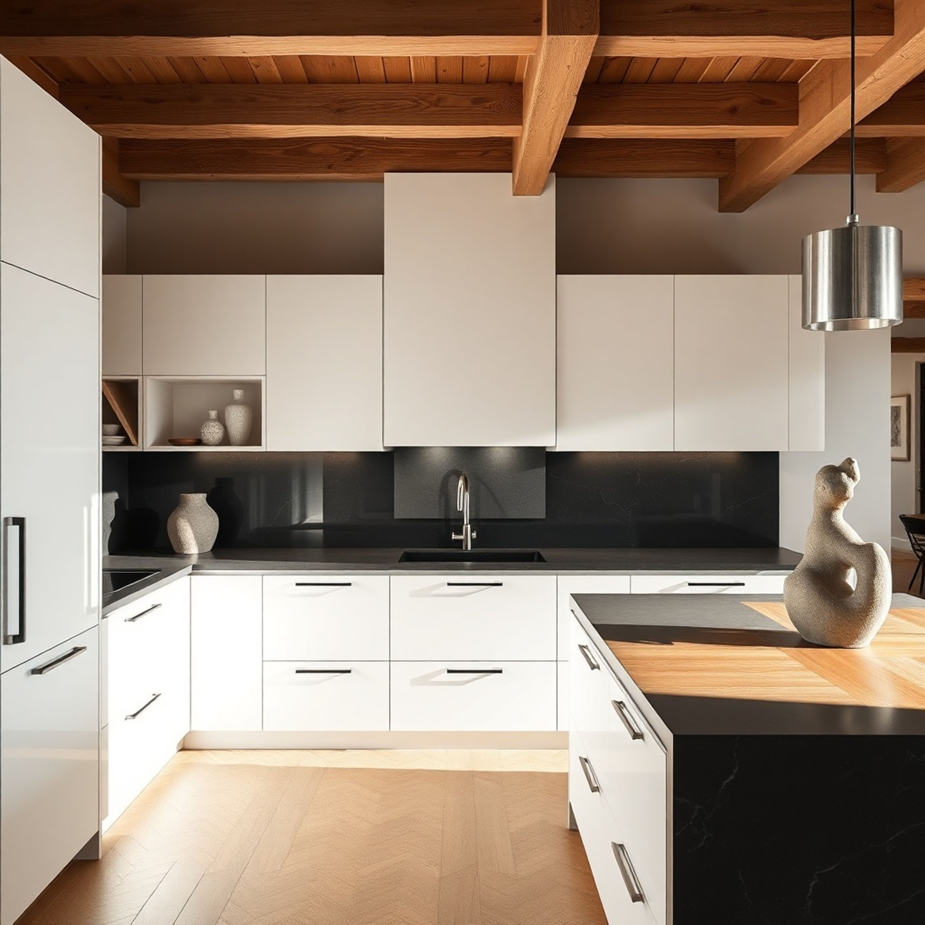 Silent Luxury: Minimalistische Küchen-Architektur der Extraklasse
