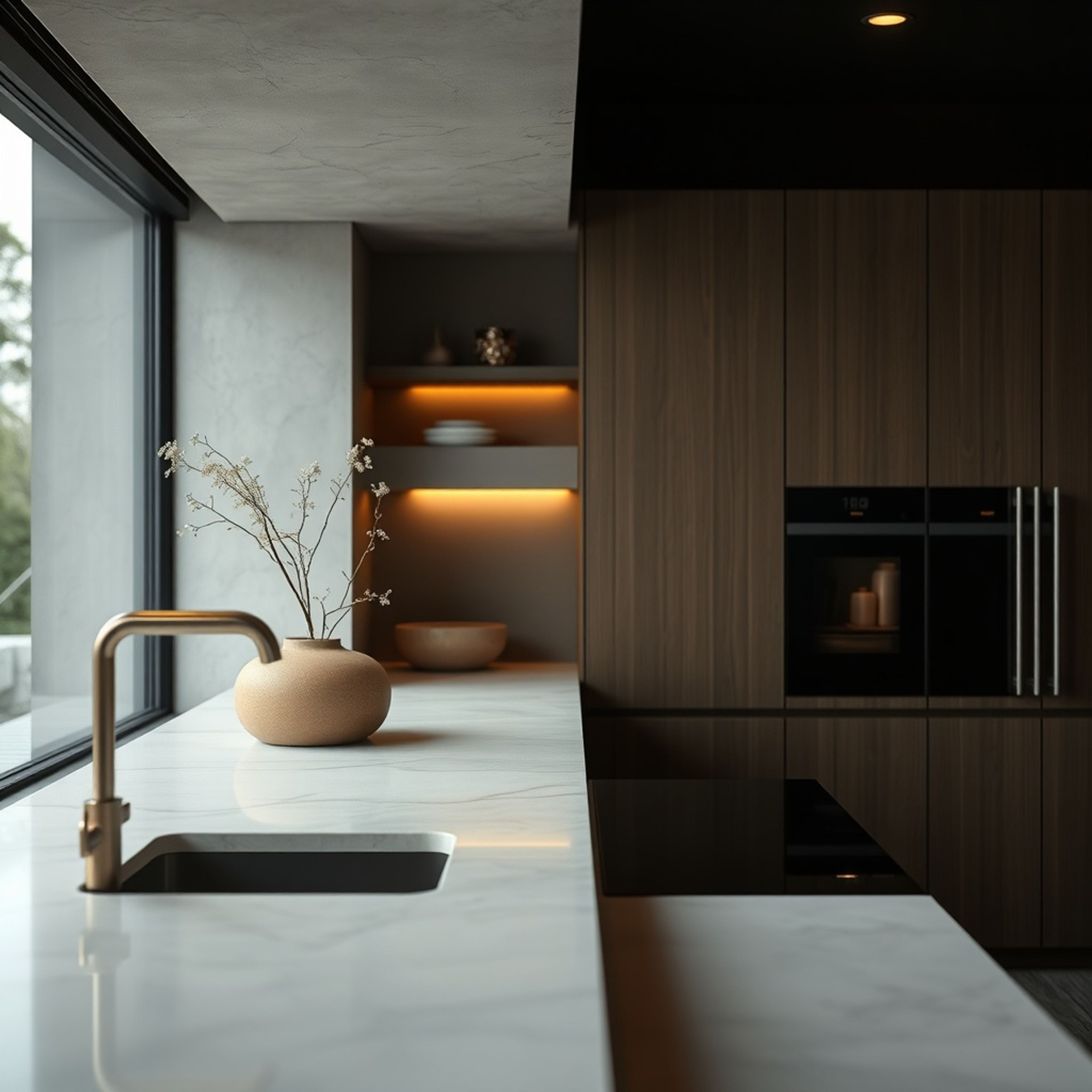 Technische Visualisierung: "Biophilic Kitchen Design