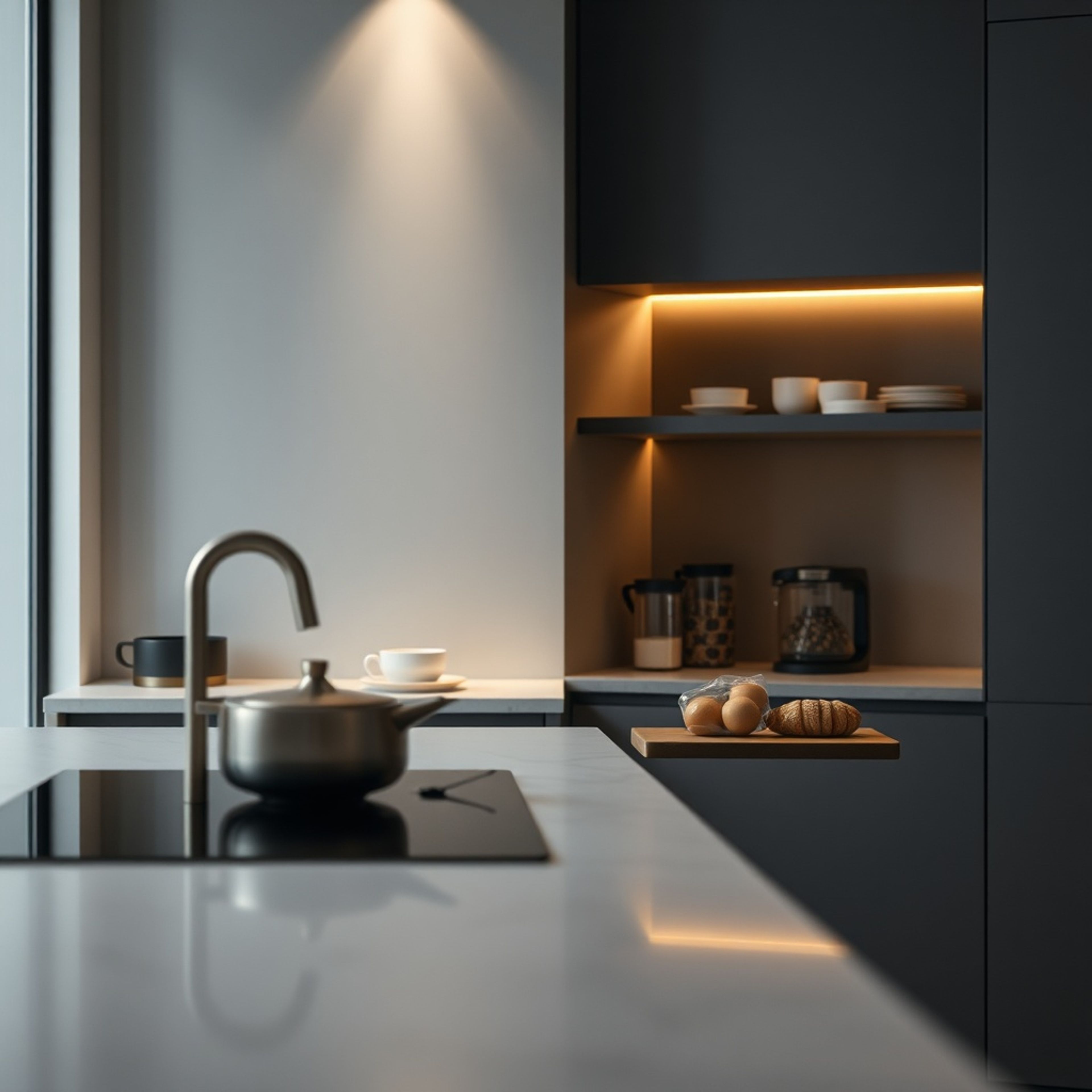 Technische Visualisierung: "Breakfast Station