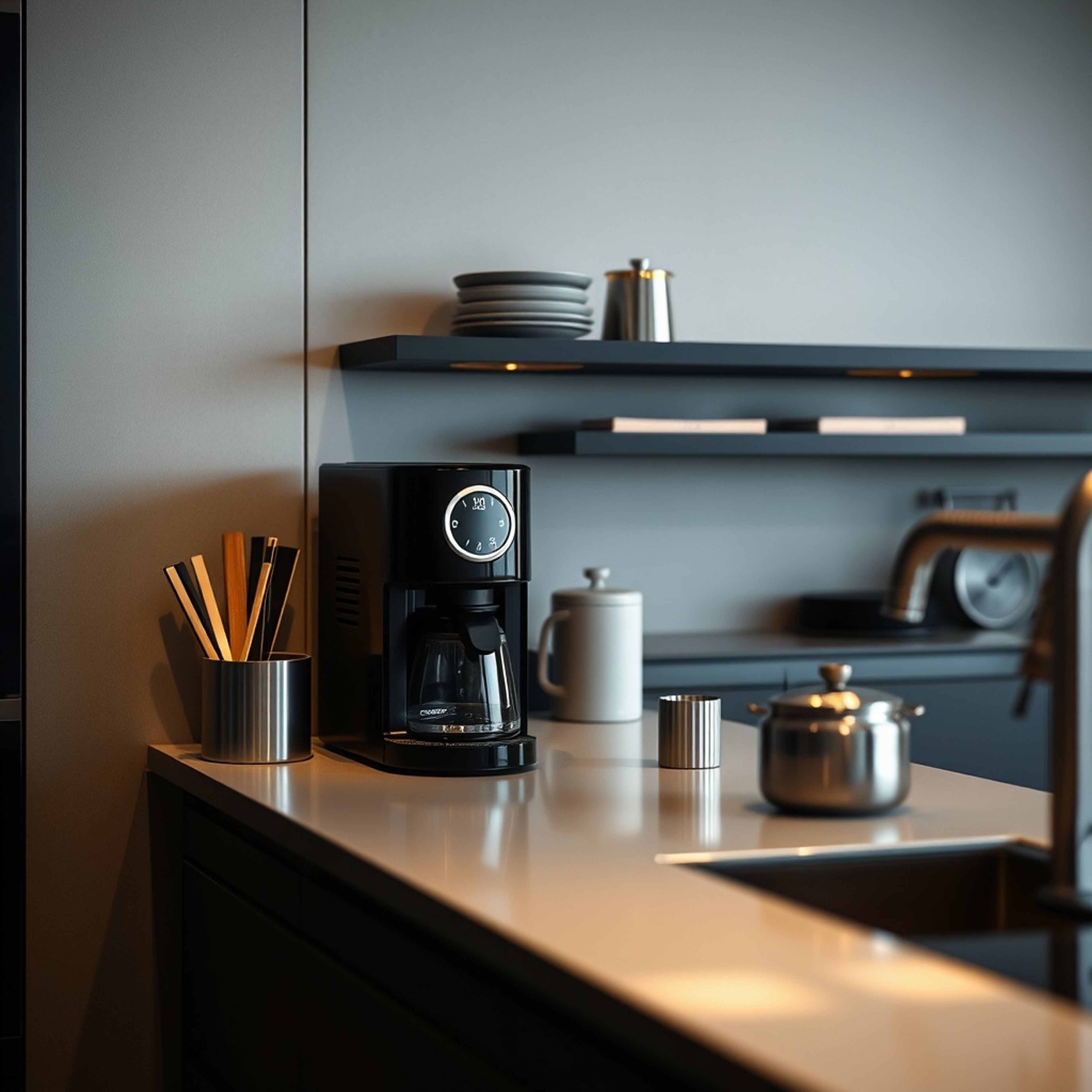 Technische Visualisierung: Coffee Station