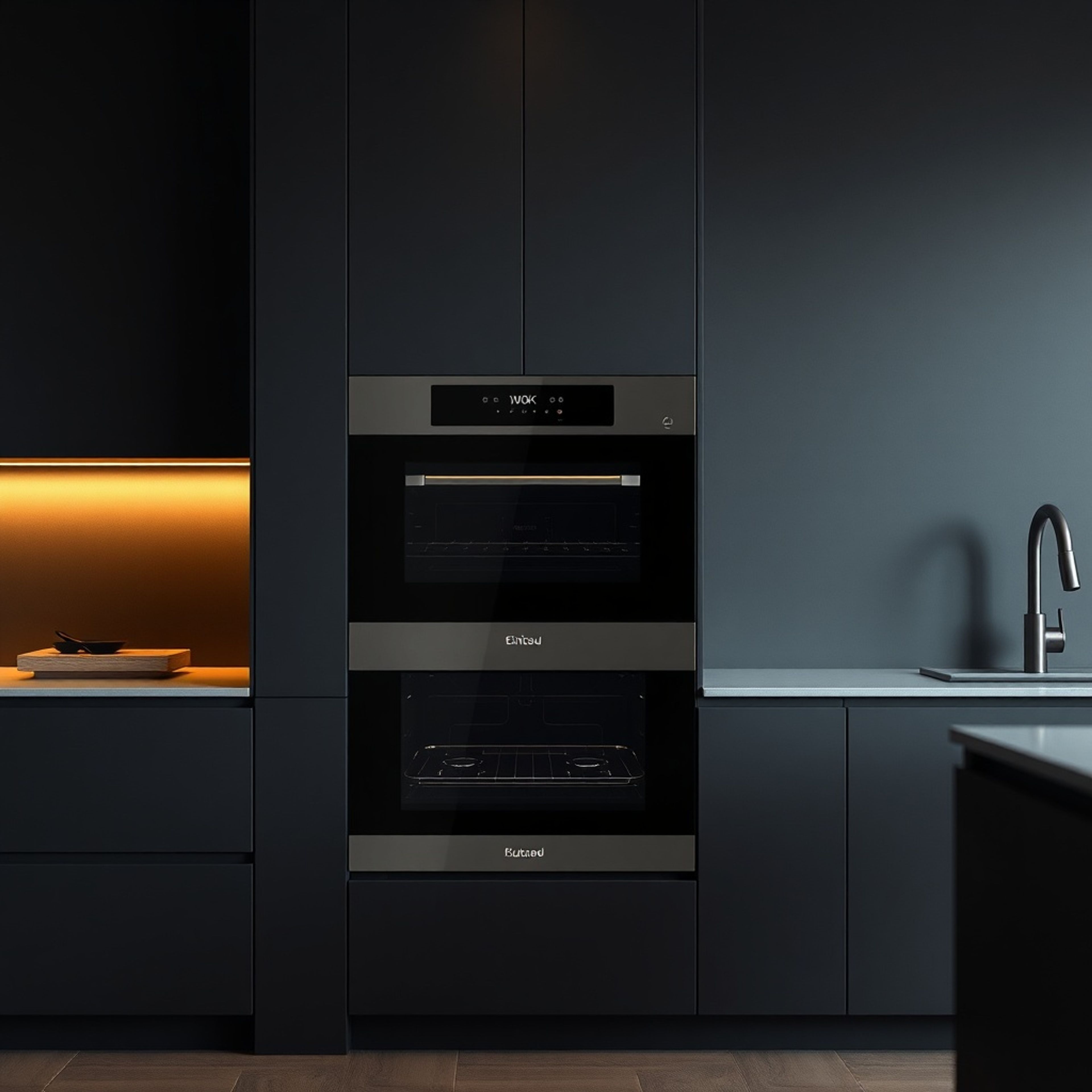 Technische Visualisierung: Einbau-Wok (Induktions-Wok stationär) – Asiatische Kochkunst auf Premium-Niveau
