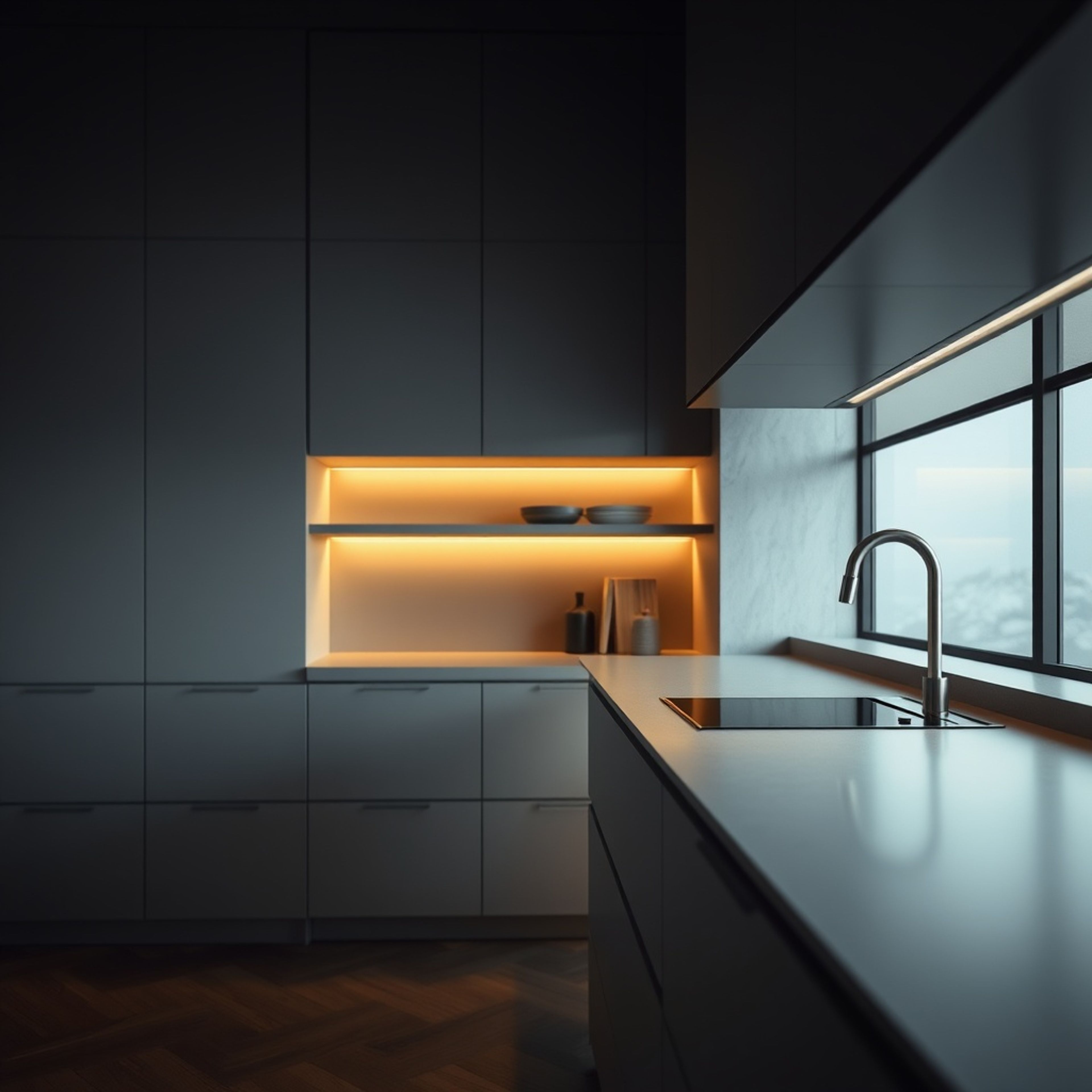 Technische Visualisierung: Floating Kitchen