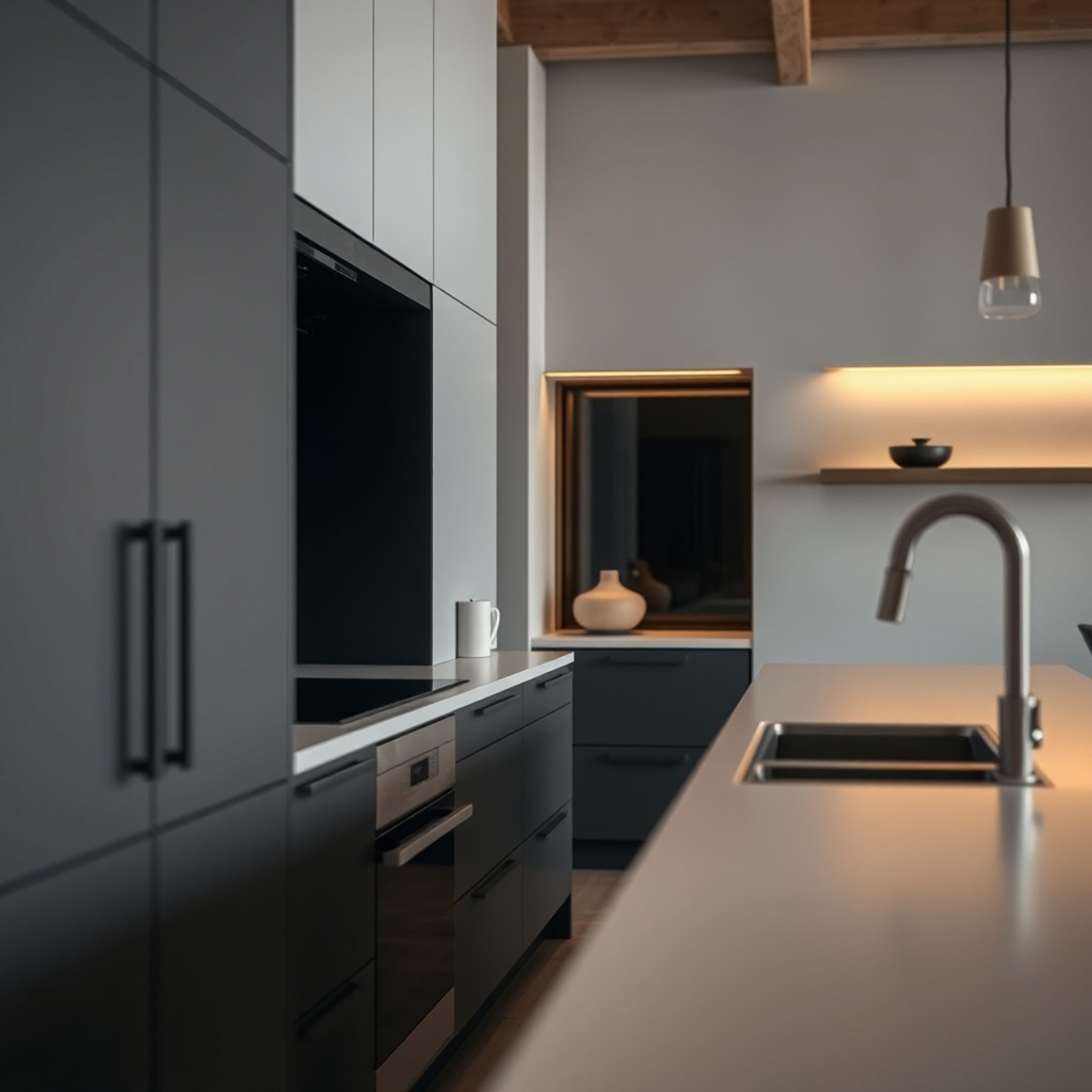 Technische Visualisierung: "Loft-Küche