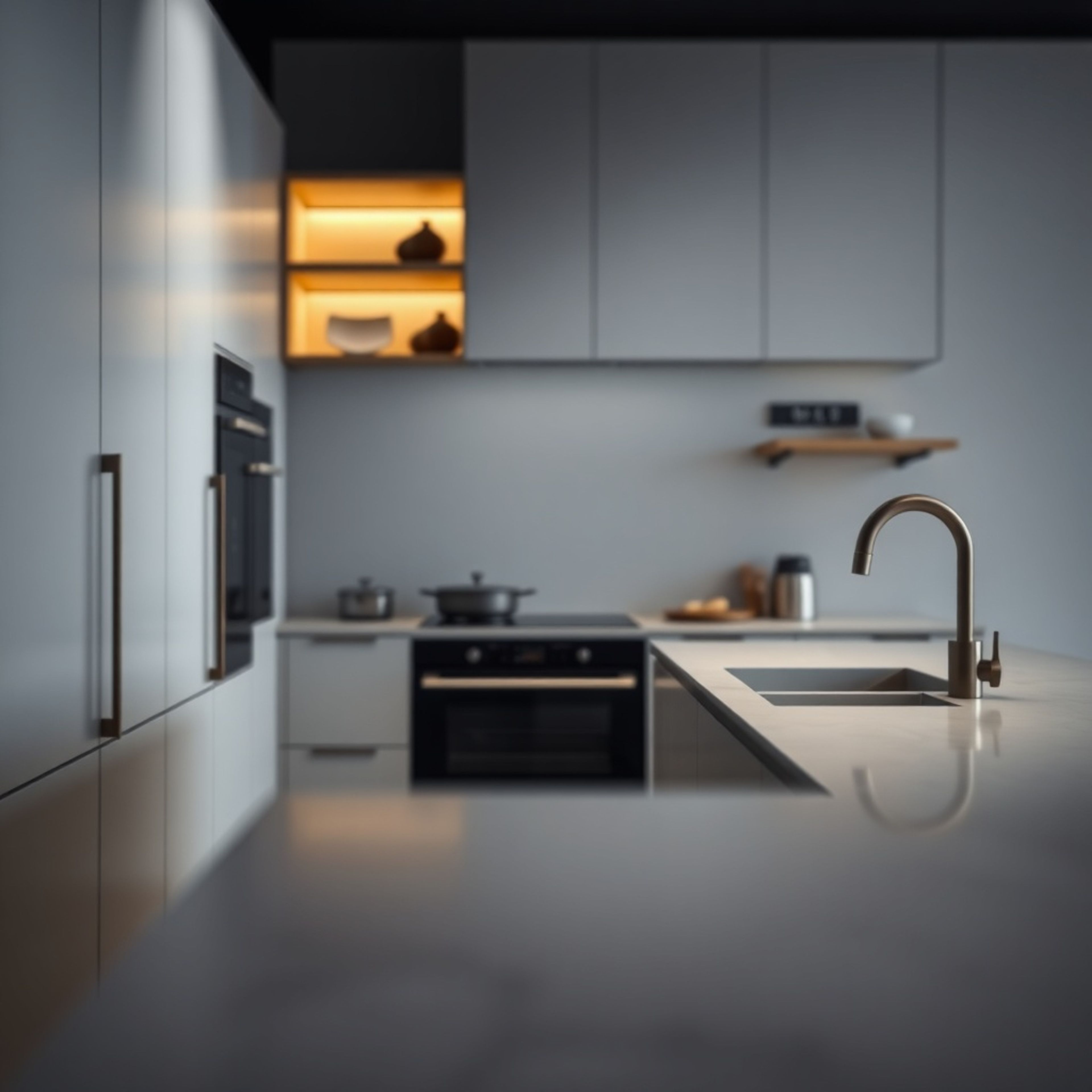 Technische Visualisierung: "Scullery
