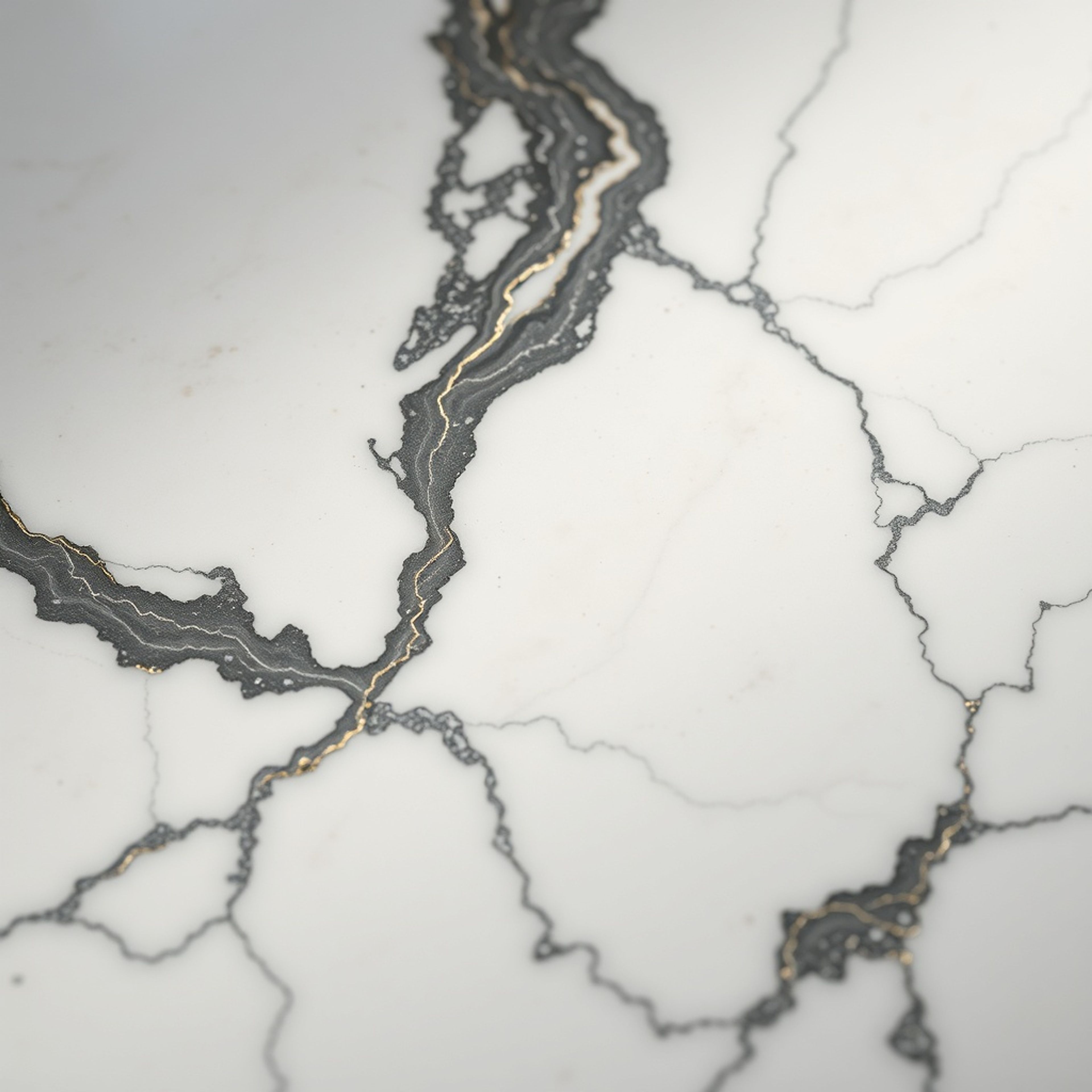 Technische Visualisierung: "Super White Quarzit