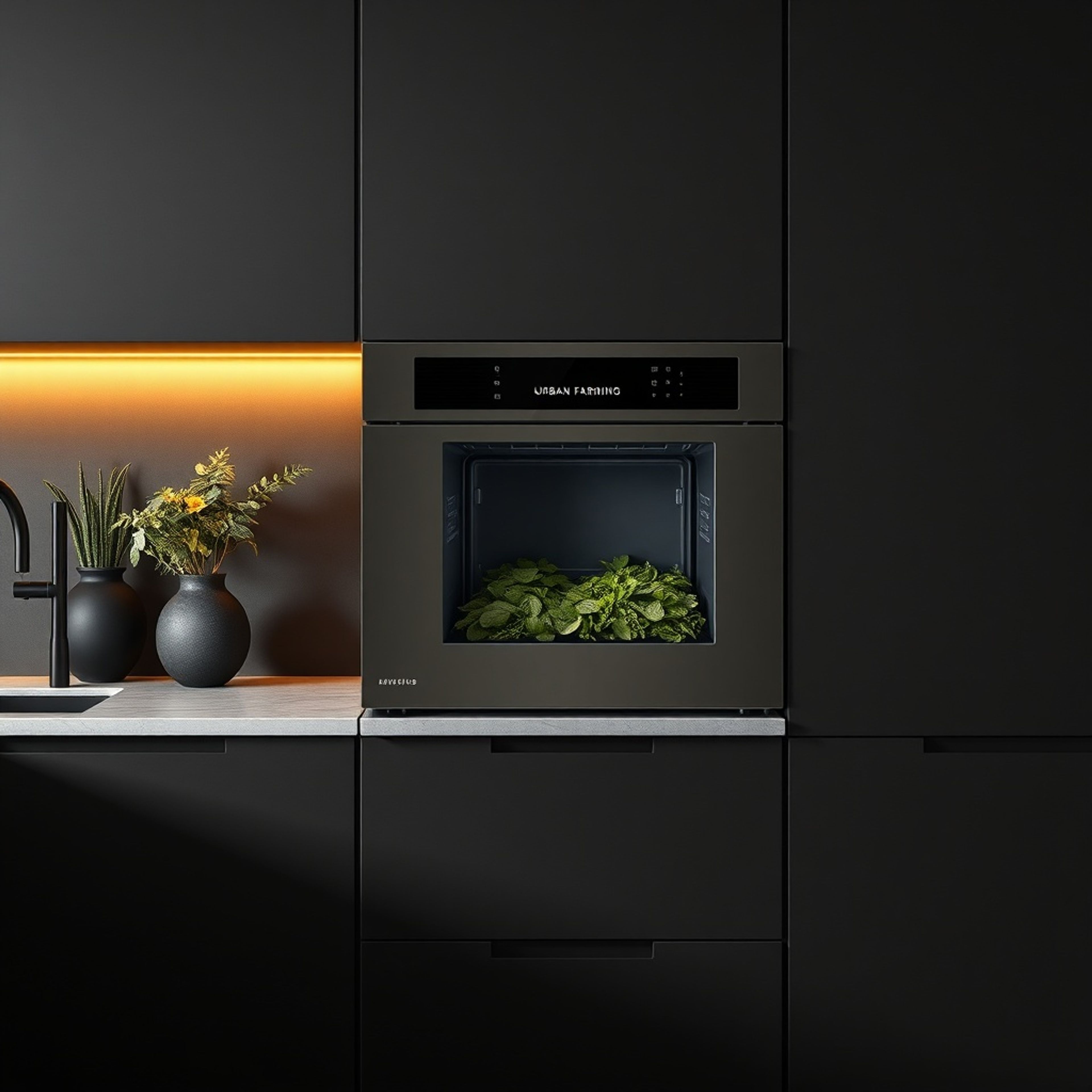 Technische Visualisierung: "Urban Farming Station