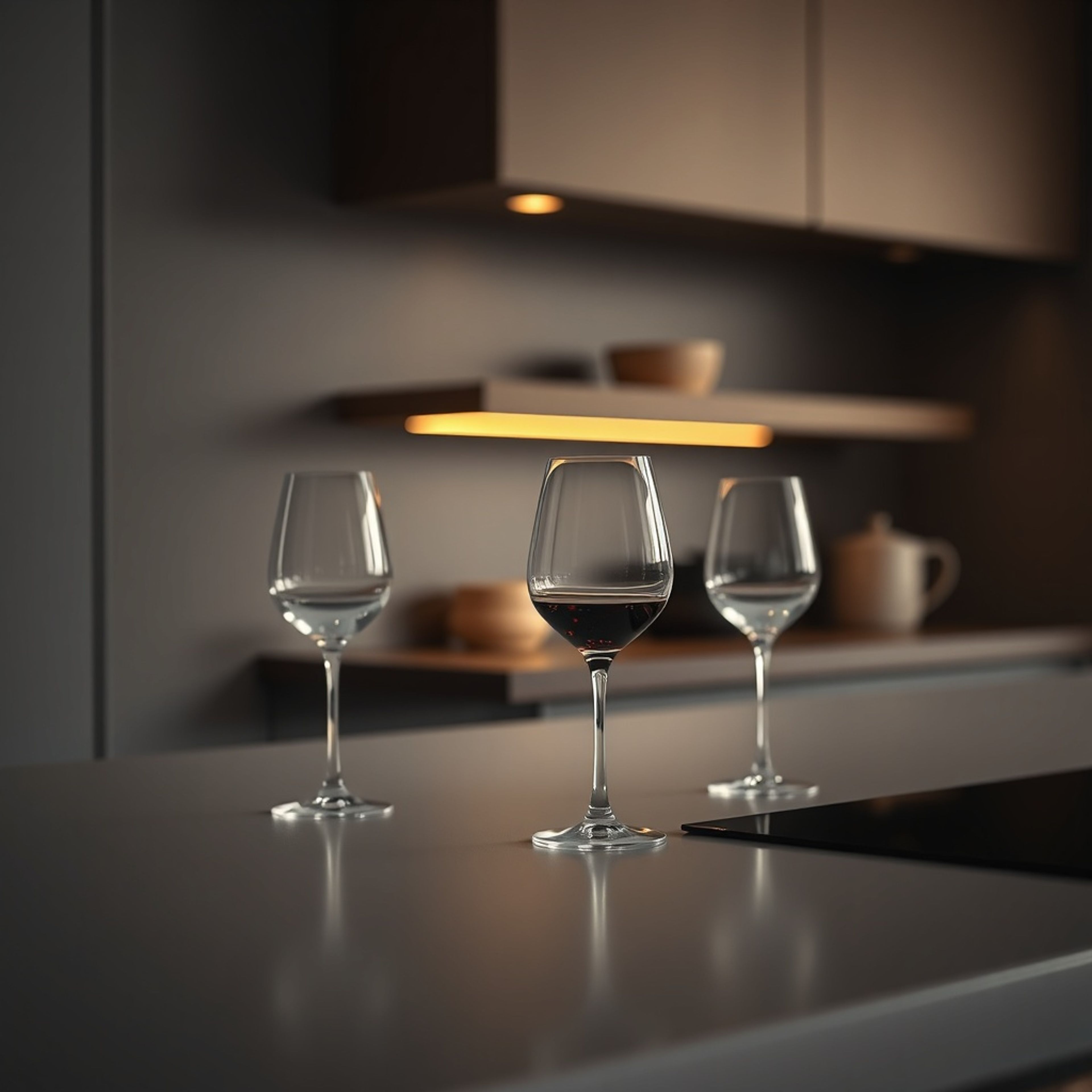 Technische Visualisierung: "Weinzubehör-Set