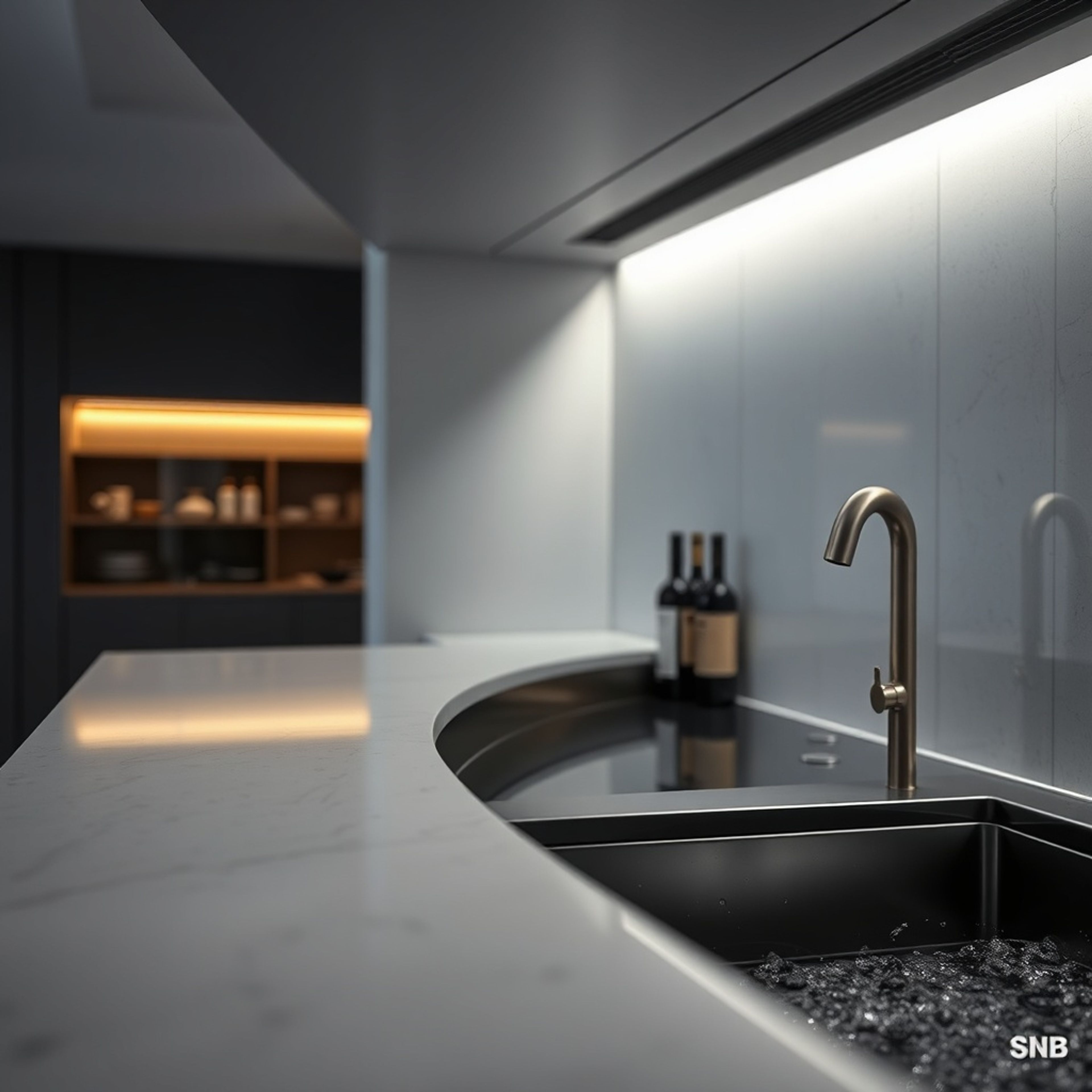 Technische Visualisierung: "Wet Bar