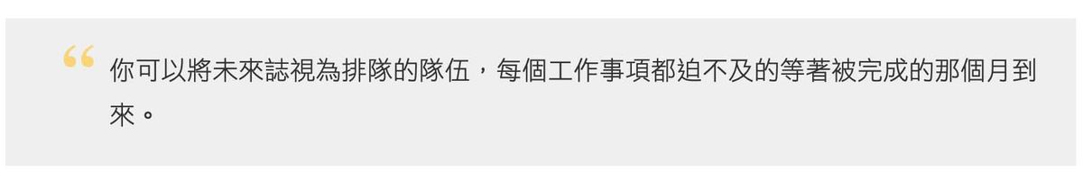 引言,匡出引入別人所說的話。