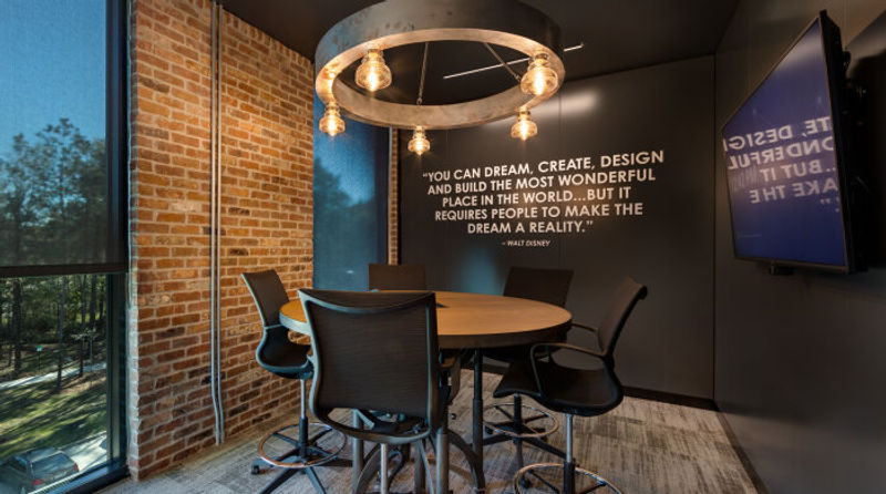 Ethos painted acrylic dimensional letters signage