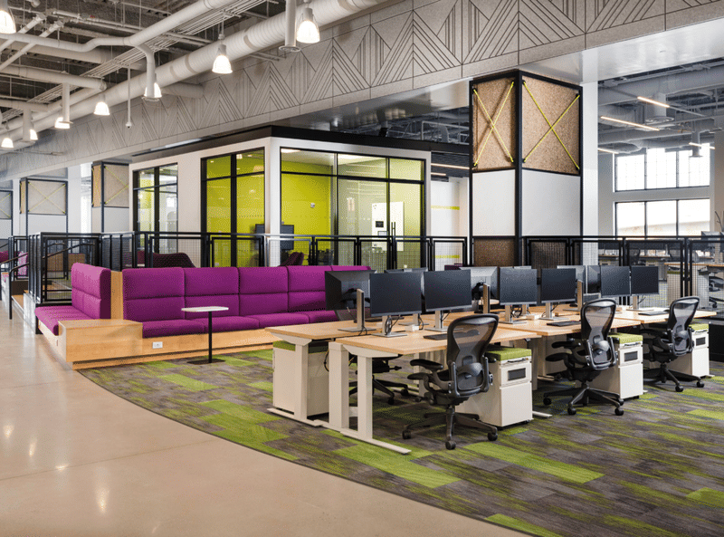 M&T Tech Hub Open Floor Plan