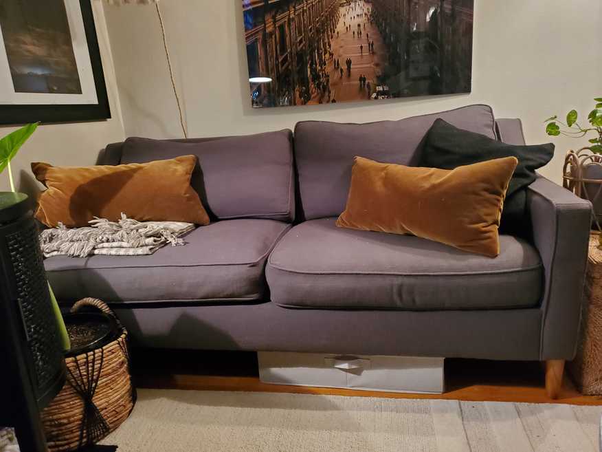 West Elm Paidge Charcoal Grey Down Blend Sofa  - image 0