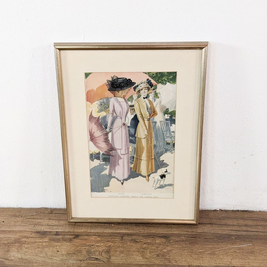 "Unusually Charming Models for Summer Days" Painting - image 0