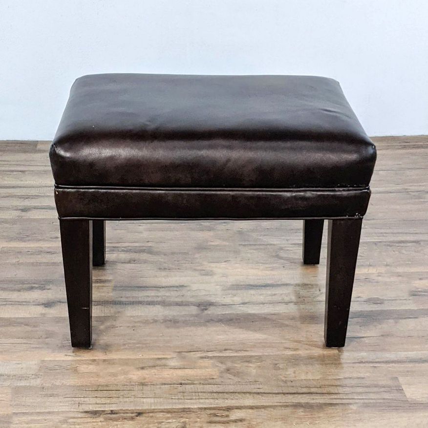 Ethan Allen Custom Leather Bench - image 0