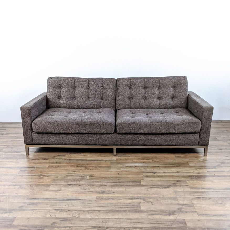 Gray Upholstered Sofa - image 0