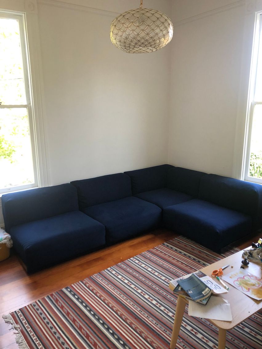 Blue Vitra Couch - image 0