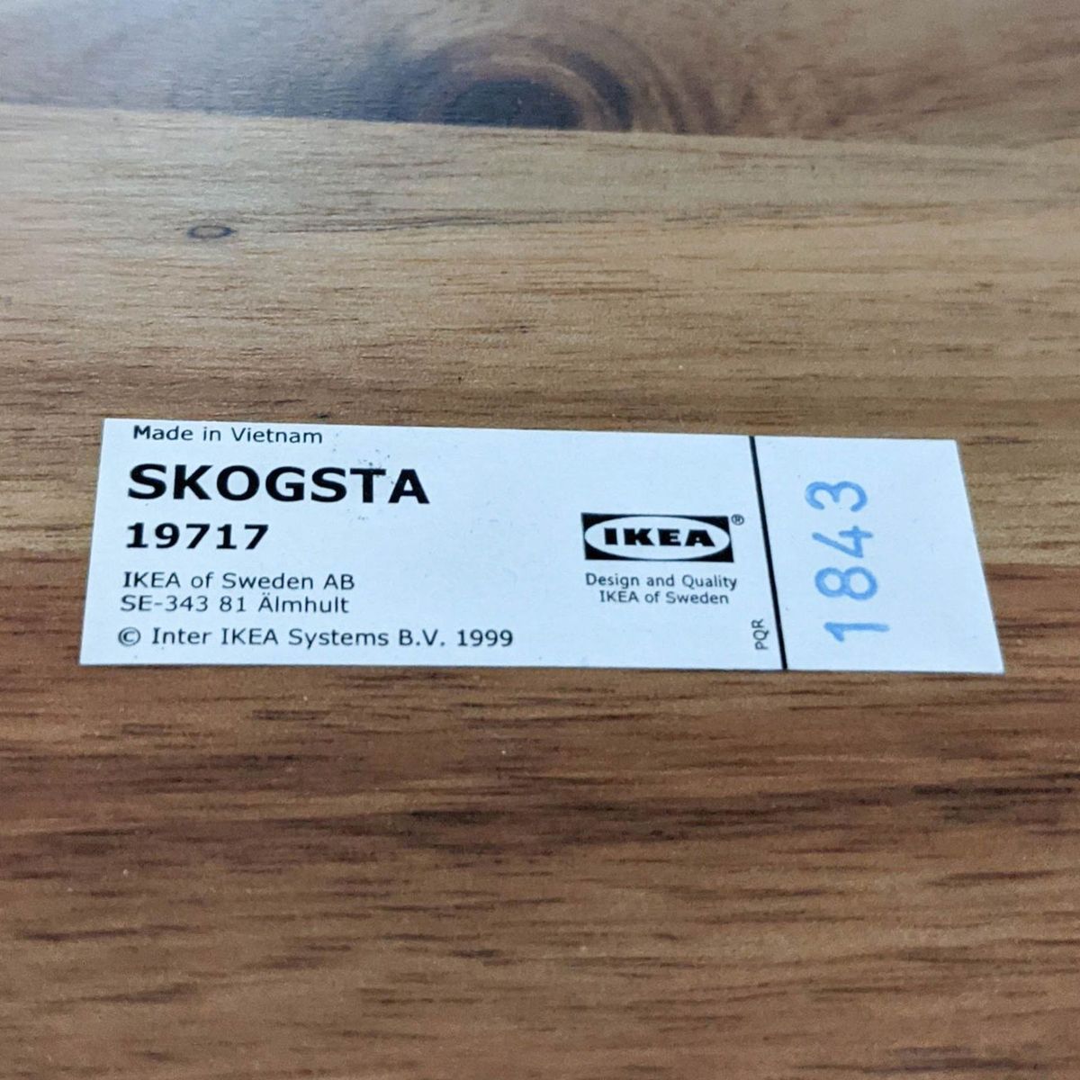 Ikea SKOGSTA Dining table | Kashew