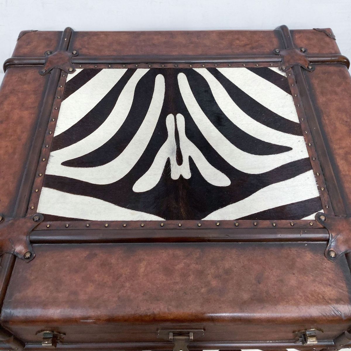 Maitland-Smith Zebra Hide Coffee Table | Maitland-Smith - $1010