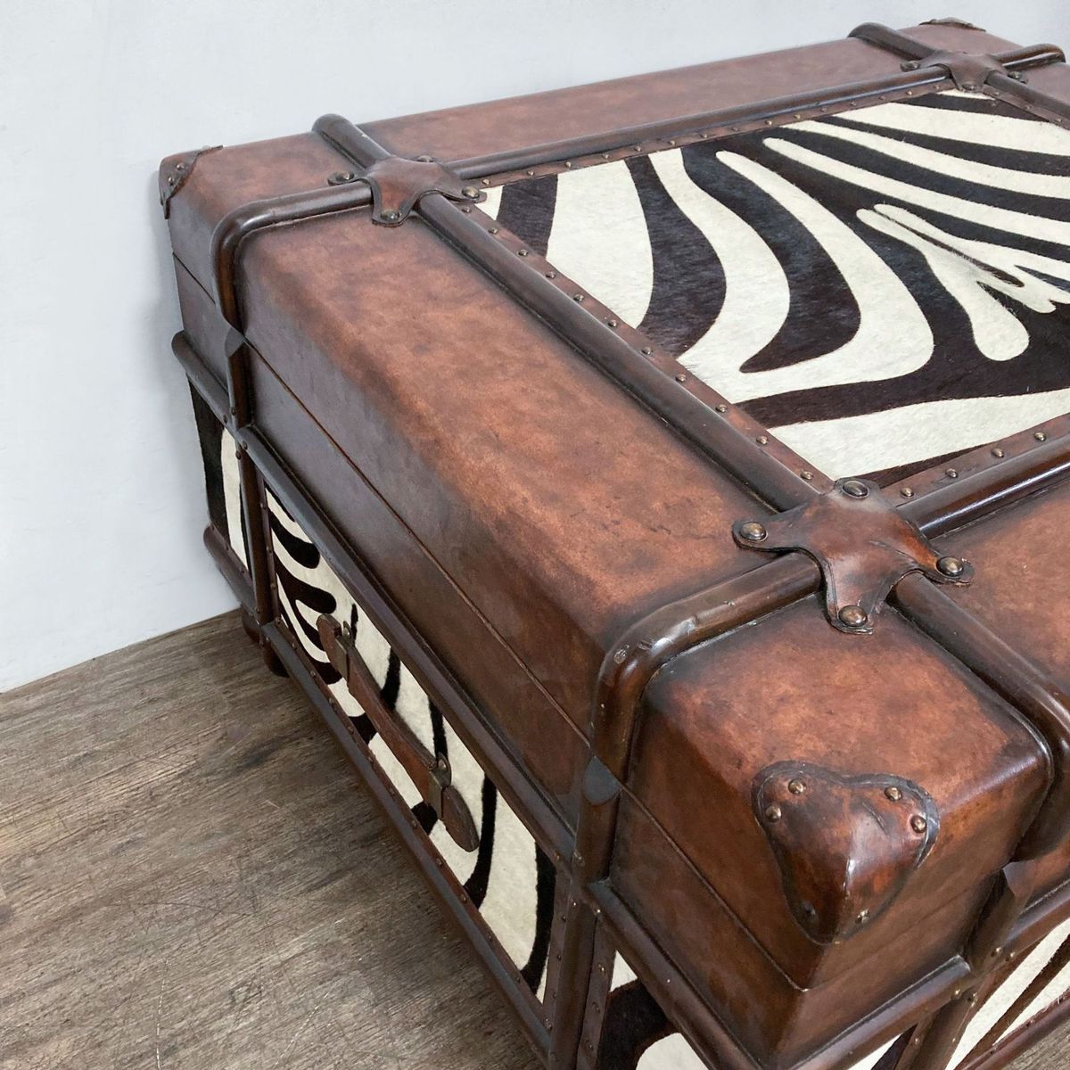 Maitland-Smith Zebra Hide Coffee Table | Maitland-Smith - $1010