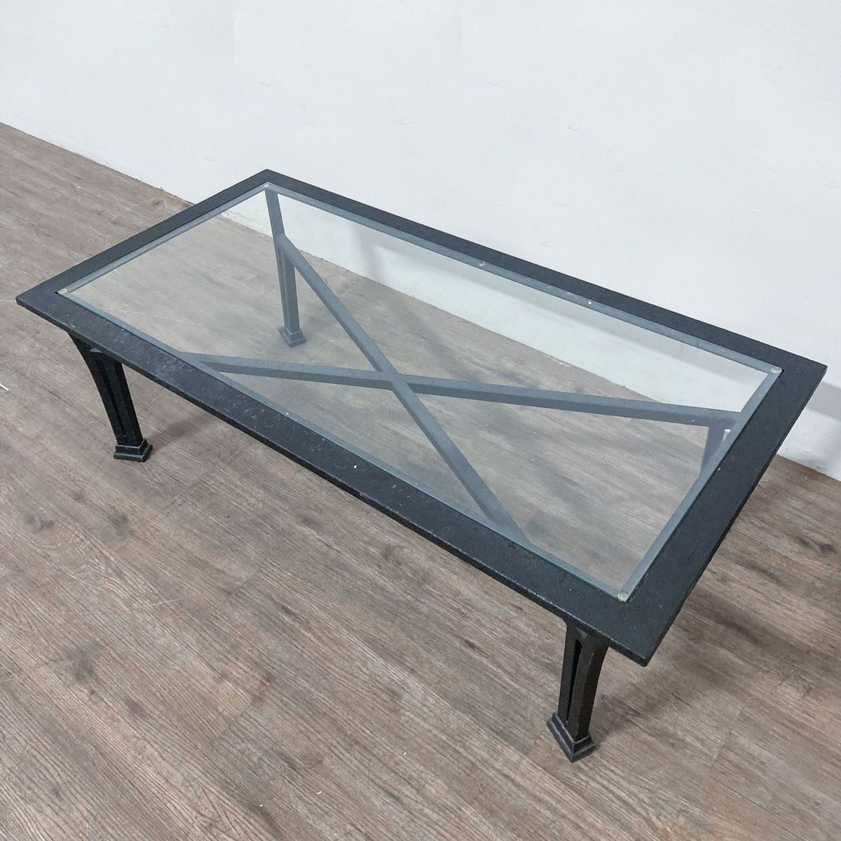 Norwalk Wrought Iron Coffee Table - Thumbnail 2