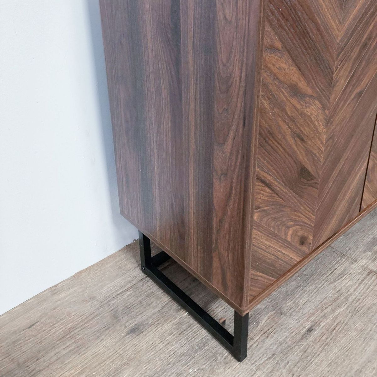 Pair of Nathan James Enloe Storage Cabinet Kashew