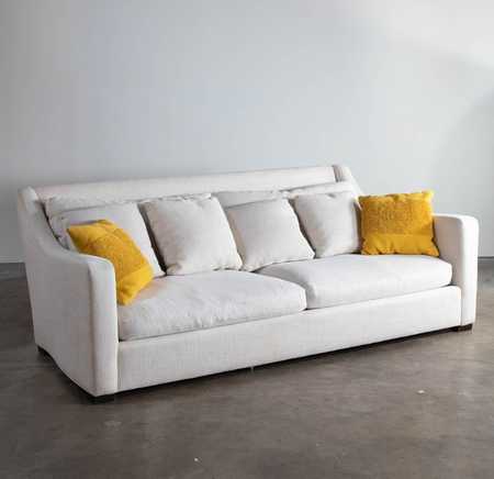 Restoration Hardware Cloud Leather Two-Seat-Cushion Sofa, 76% Off