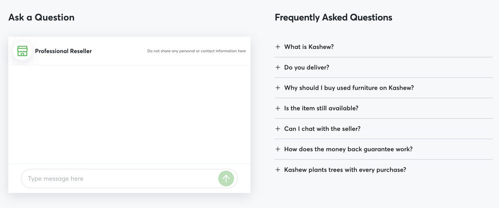 Contact a seller Kashew Used Furniture