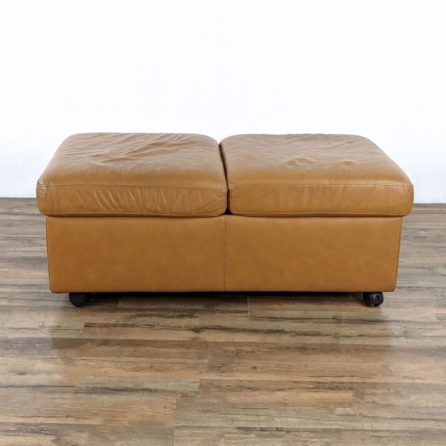 Stressless Leather Ottoman - image 0