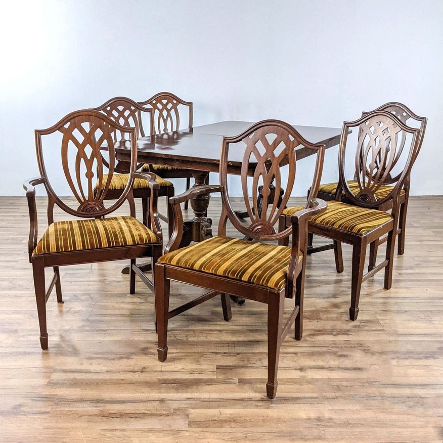 Vintage Seven Piece Dining Set - image 0
