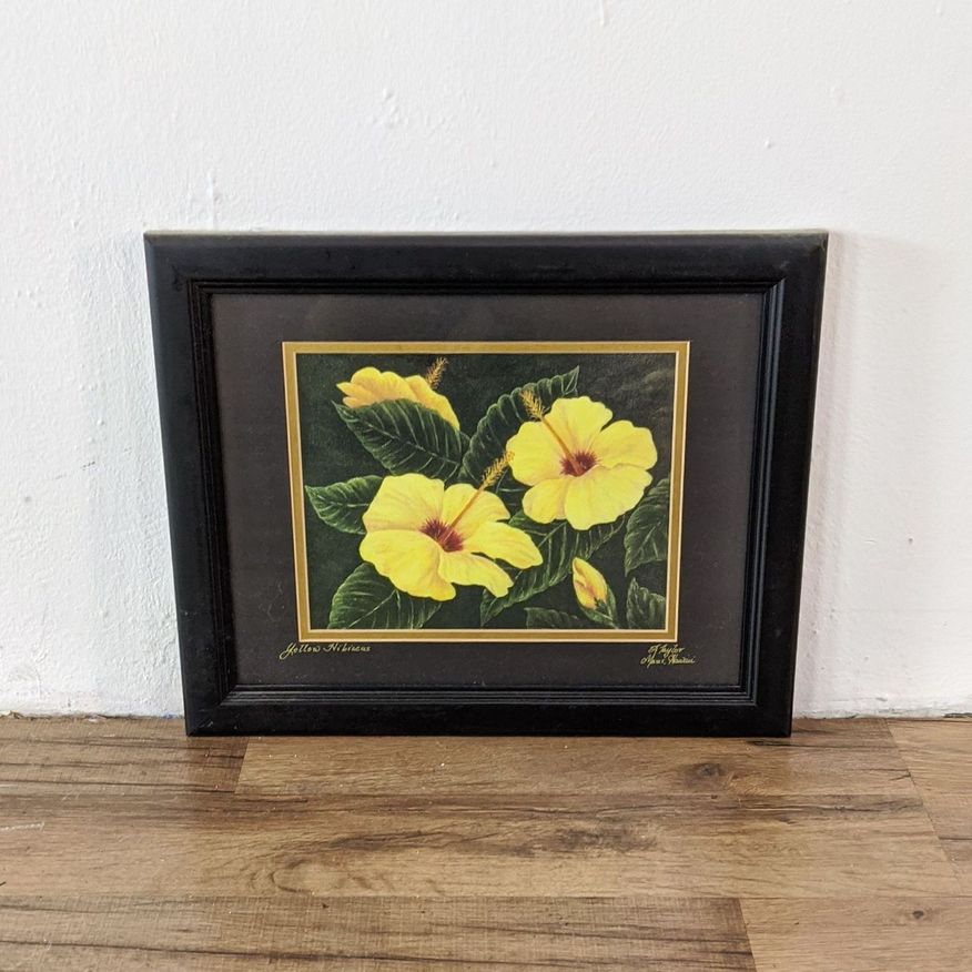 Yellow Hibiscus Painting by J.A. Taylor - image 0