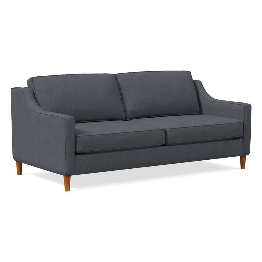 West Elm Paidge Charcoal Grey Down Blend Sofa - image 0