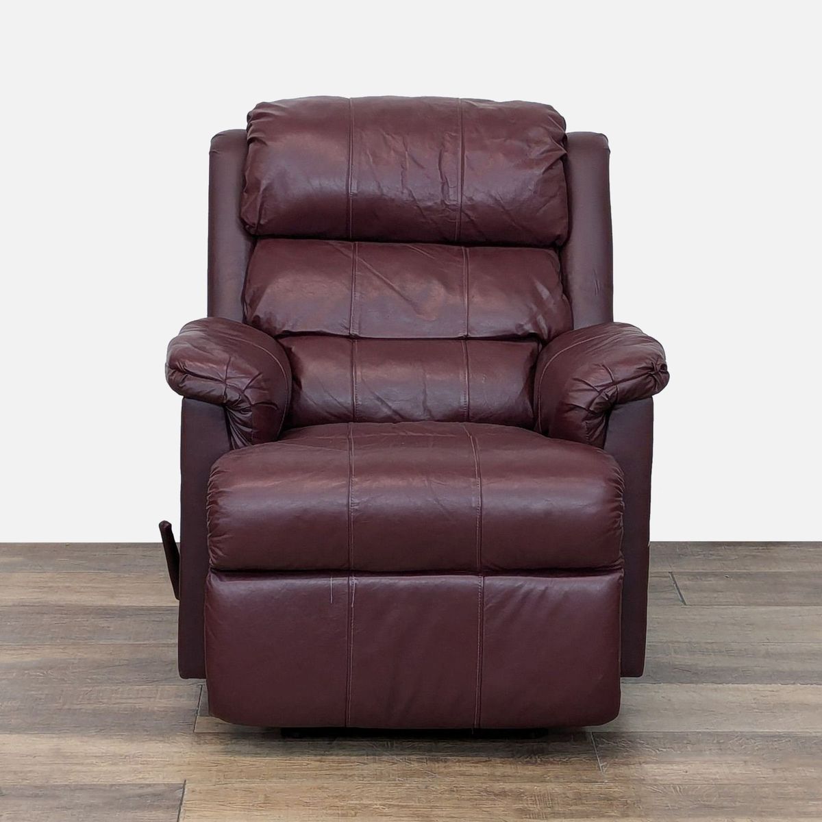 Barcalounger Leather Recliner Chair Kashew