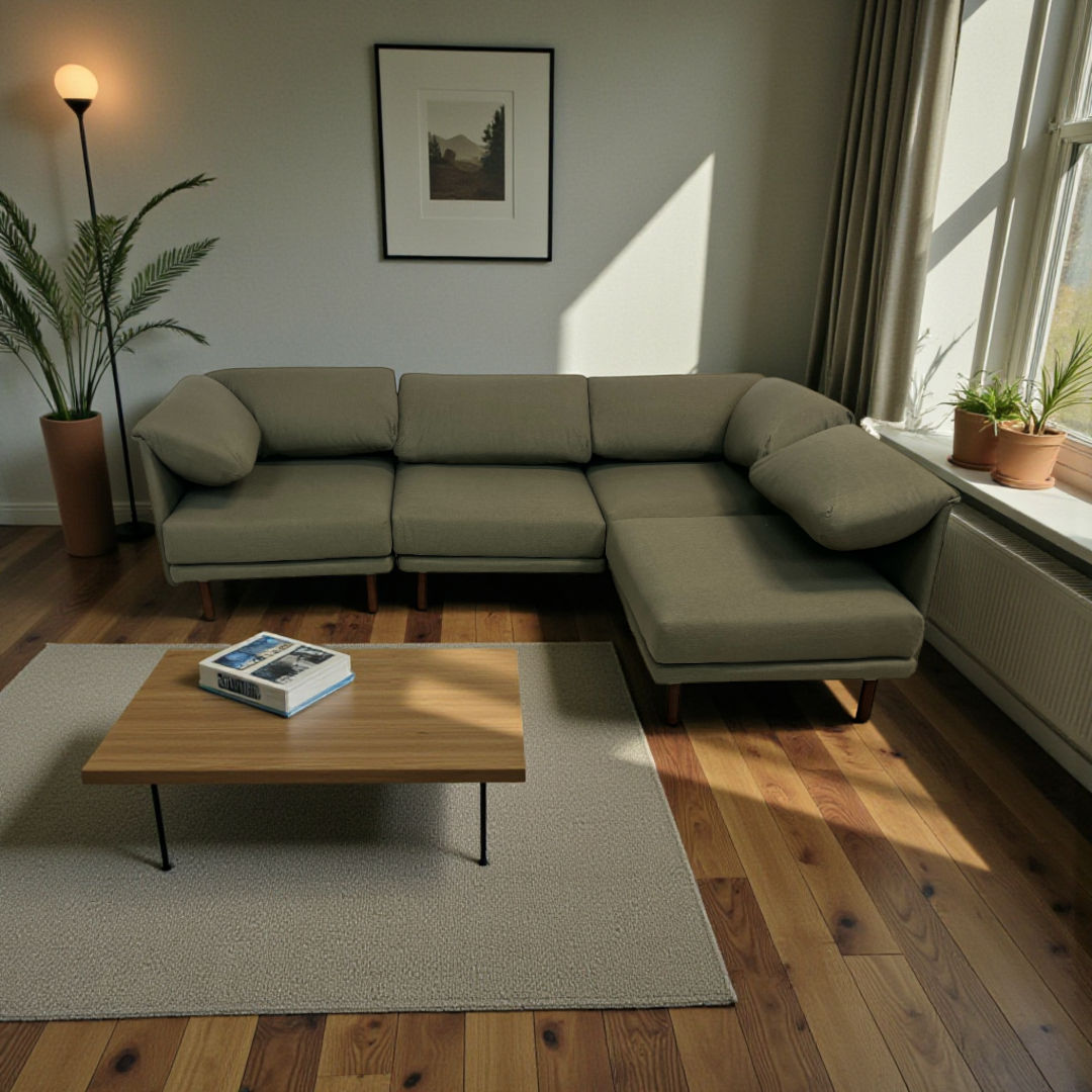 Burrow Range 4-Piece One Arm Sectional | Burrow - $1120 | Kashew | Kashew