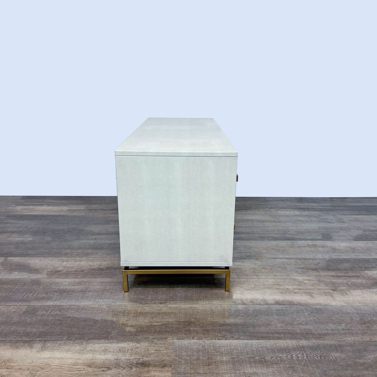 CB2 Ivory Shagreen Embossed Low Dresser | CB2 - $690 | Kashew | Kashew