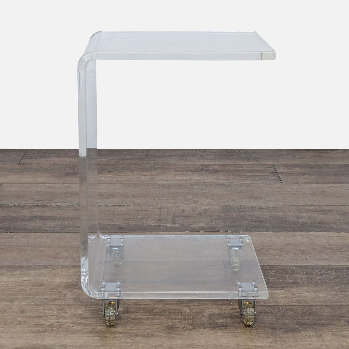Peekaboo Clear Acrylic Side Table - Thumbnail 5