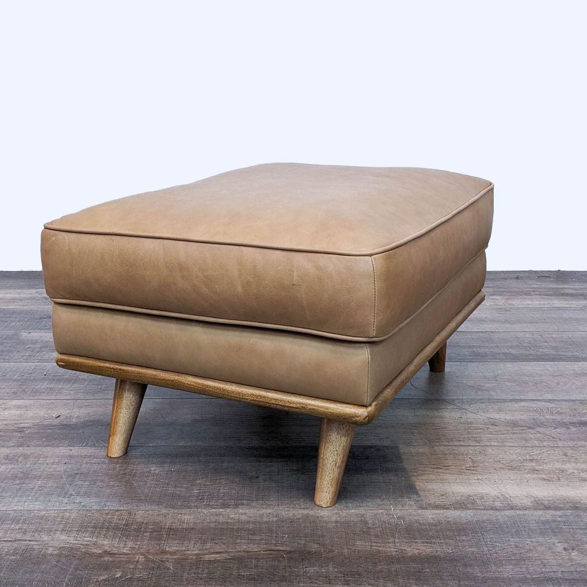 Article Timber Charme Tan Ottoman - Thumbnail 3