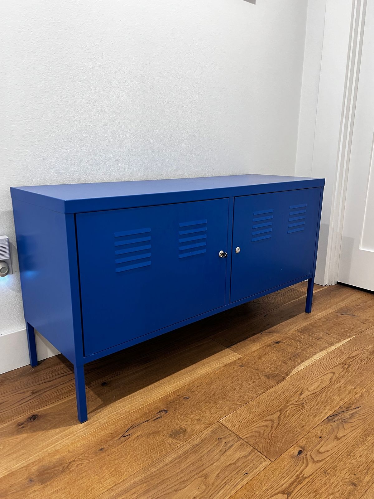 IKEA PS Blue Locker Metal Cabinet Table/Bench JB240-15 | Kashew