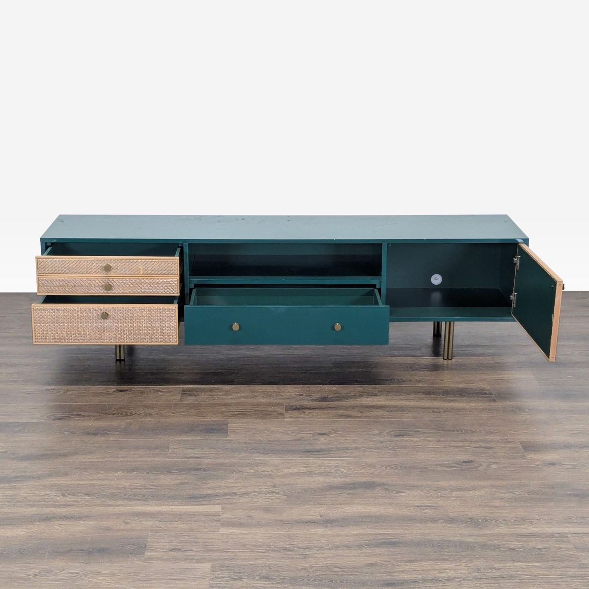 Anthropologie Presti Rattan Media Console - Thumbnail 4